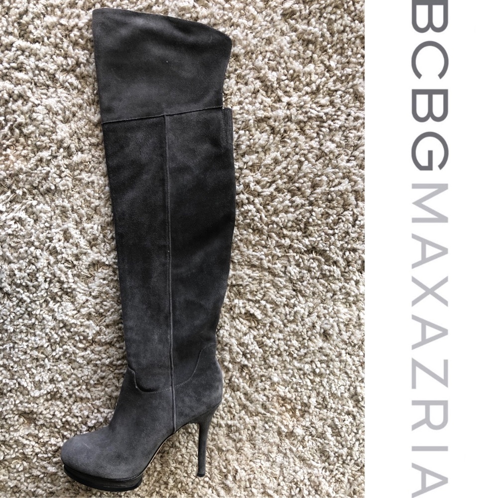 BCBG Maxazria Suede Over the Knee Boots